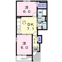 モーデ　IIの物件間取画像